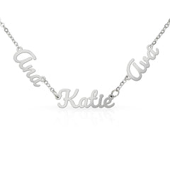 Personalised Multiple Name Necklace – Keep Your Loved Ones Close