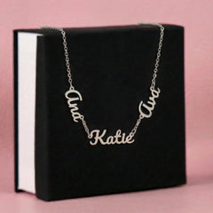 Personalised Multiple Name Necklace – Keep Your Loved Ones Close