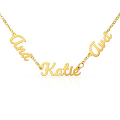 Personalised Multiple Name Necklace – Keep Your Loved Ones Close