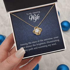 To My Amazing Wife - Love Knot Necklace