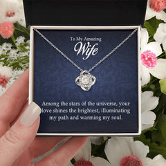 To My Amazing Wife - Love Knot Necklace