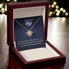 To My Amazing Wife - Love Knot Necklace