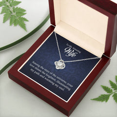 To My Amazing Wife - Love Knot Necklace