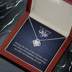 To My Amazing Wife - Love Knot Necklace
