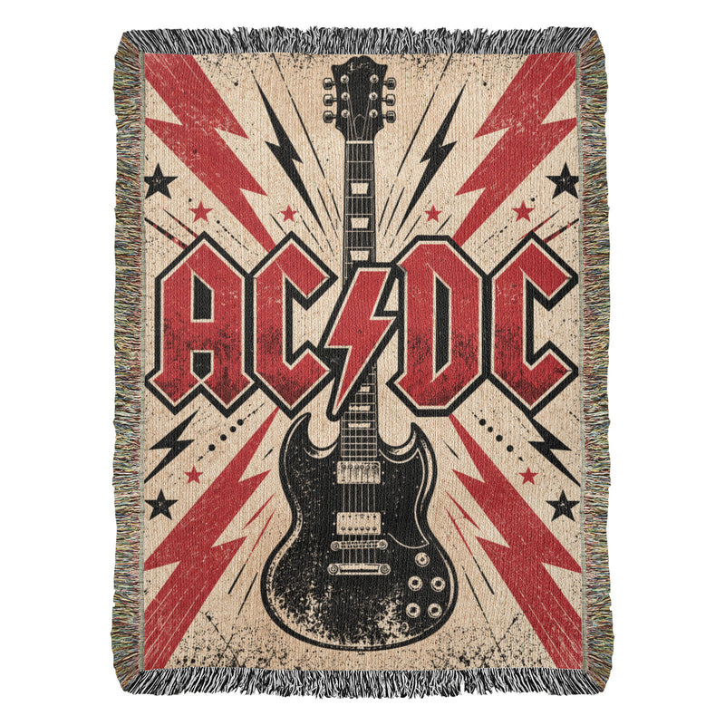 ACDC-Artwork Woven Blanket