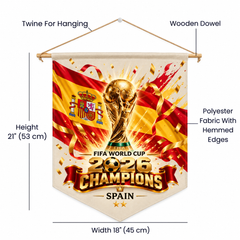 2026 Fifa World Cup Wall Pannant - Spain